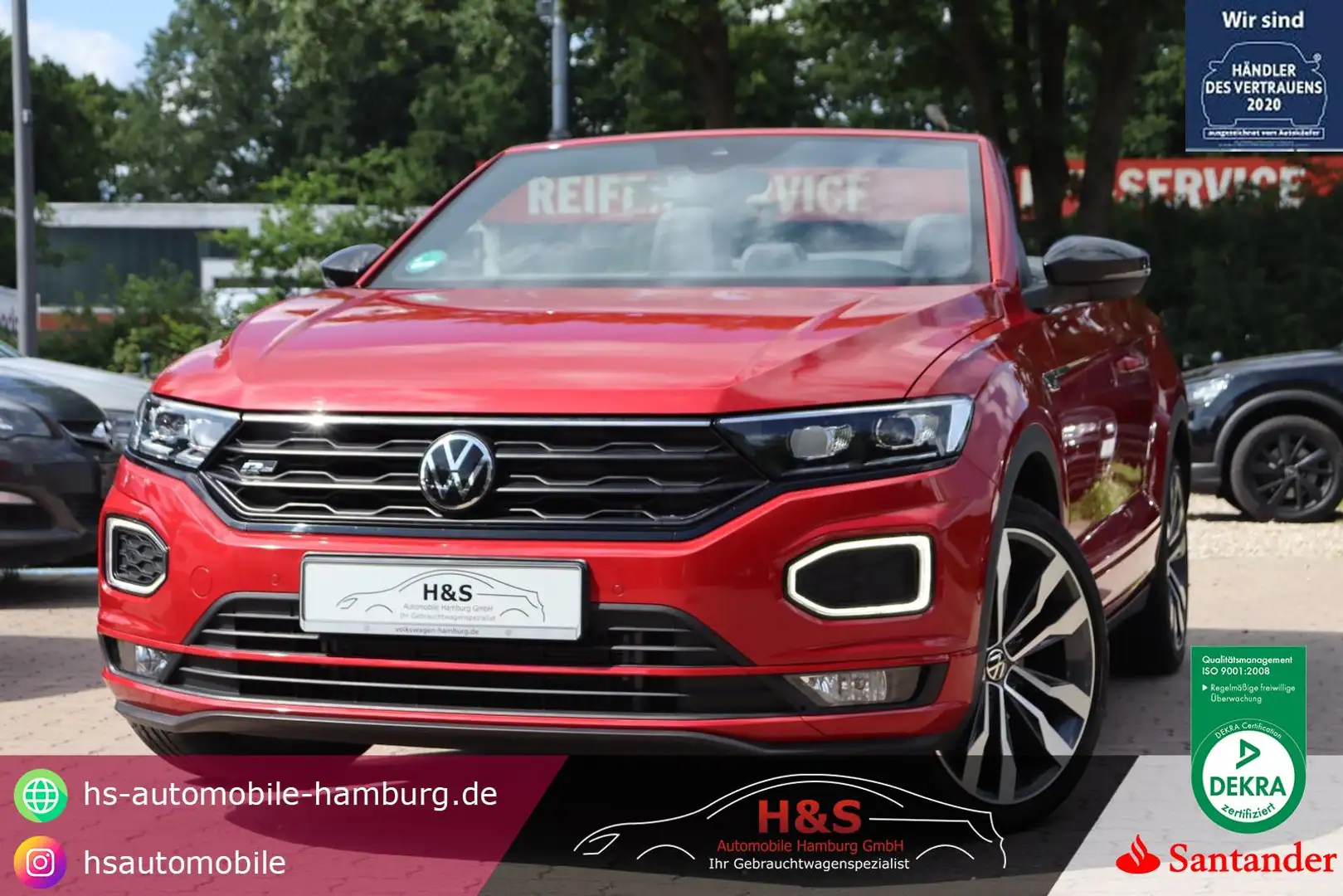 Volkswagen T-Roc Cabriolet *Navi*AppleCarPlay*Android Rosso - 1