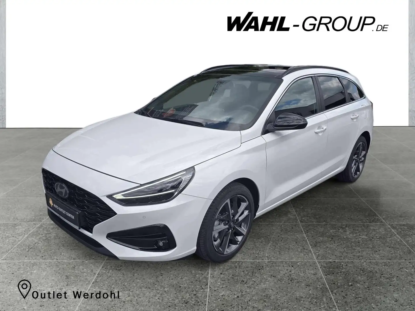 Hyundai i30 1.5 T-GDI DCT*GO! PLUS*LED*KAMERA*PANO-DACH*NAVI* Weiß - 1