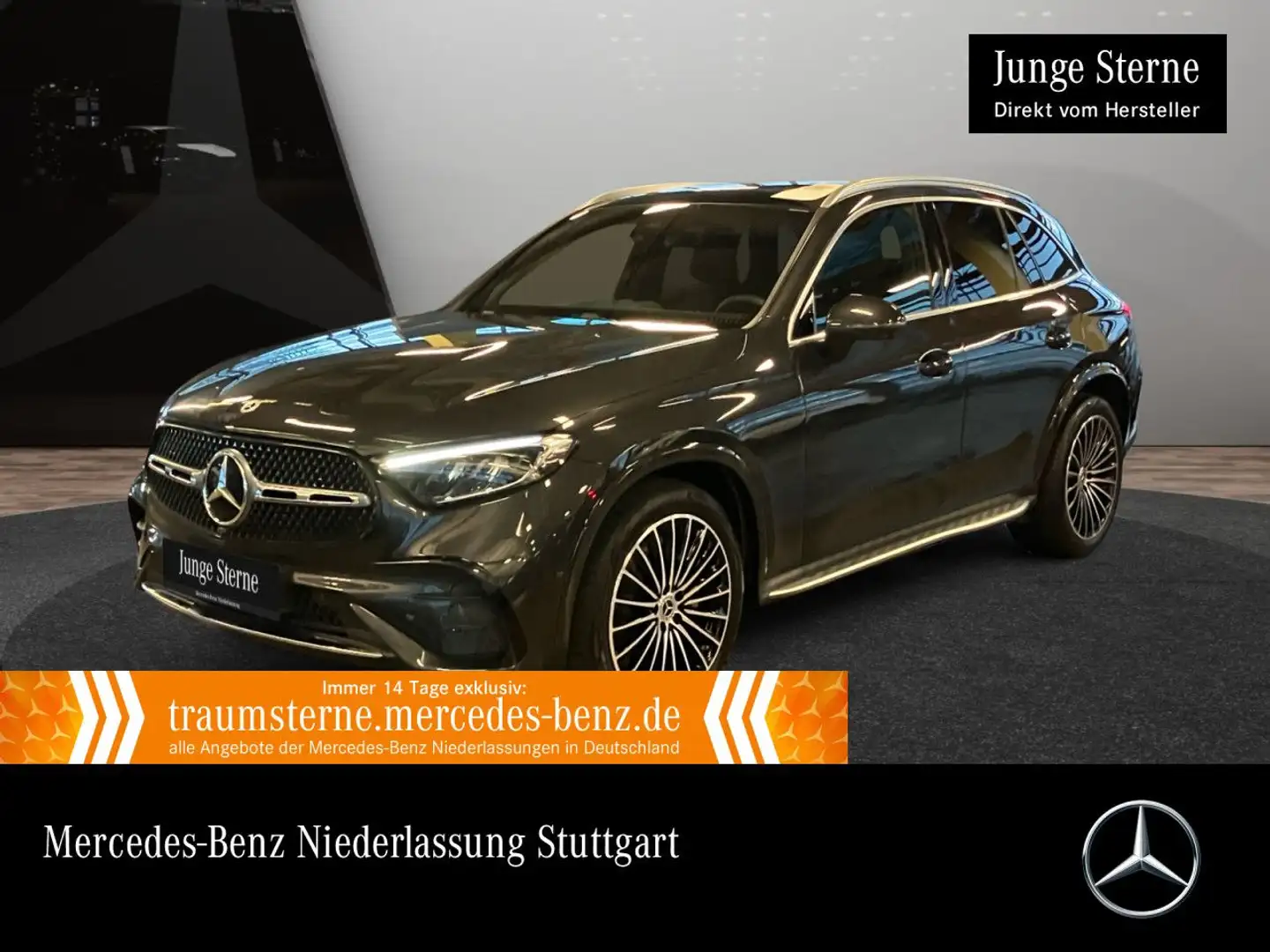 Mercedes-Benz GLC 300 4M AMG+PANO+360+AHK+LED+TOTW+KEYLESS+9G Grau - 1