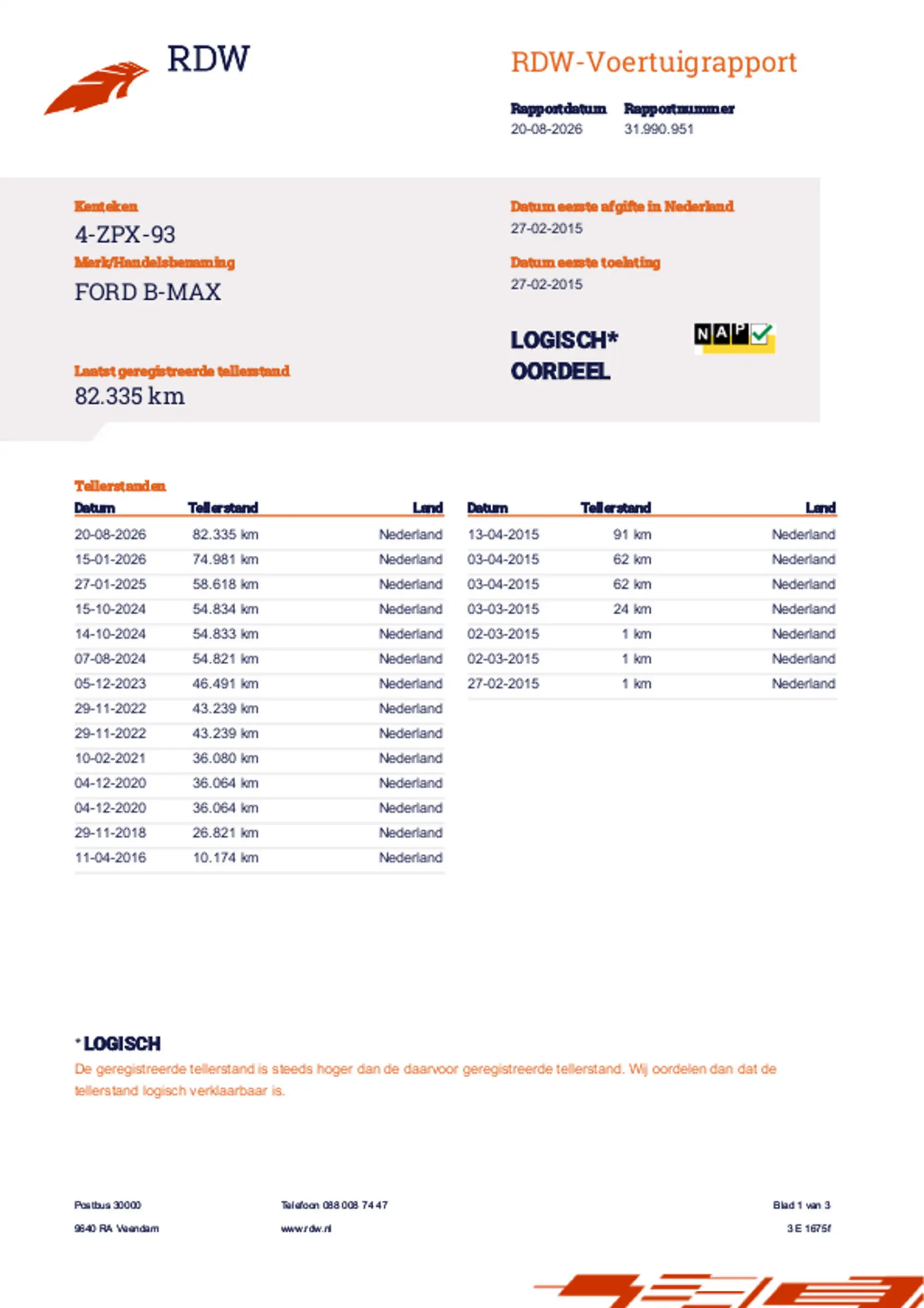 Ford B-Max 1.0 EcoBoost Titanium | Cruise Control | Stoelverw — photo 37