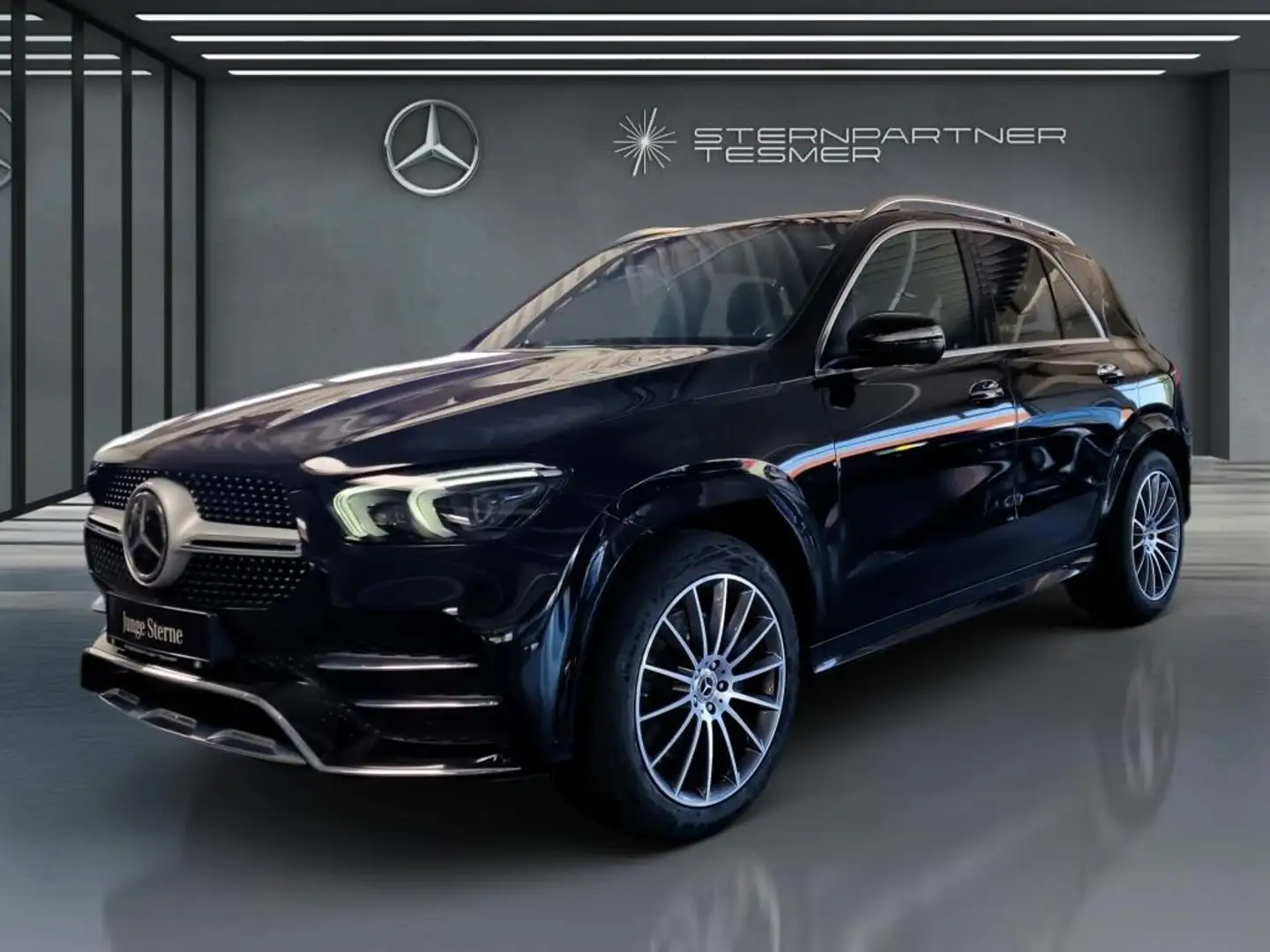 Mercedes-Benz GLE 400 d 4M AMG +360°+LEDER+DISTR+AIRM+PANO+AHK Schwarz - 2