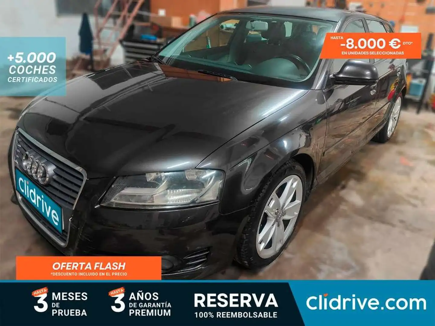 Audi A3 2.0 TDI 140cv DPF Ambition Gris - 2