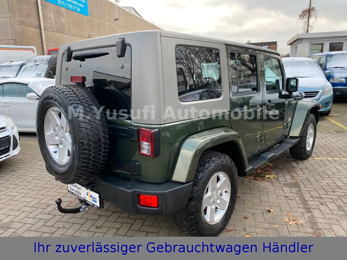 Jeep Wrangler WRANGLER 2.8 CRD UNLIMITED SAHARA KLIMA|AHK Grün - 2