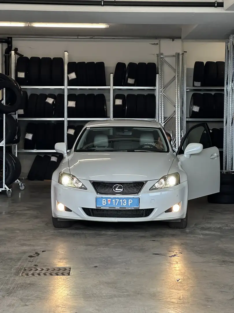 Lexus IS 220d IS 220 d Business Leder Xenon Sitzheizung Sitzlüftung el. Rollo Weiß - 1