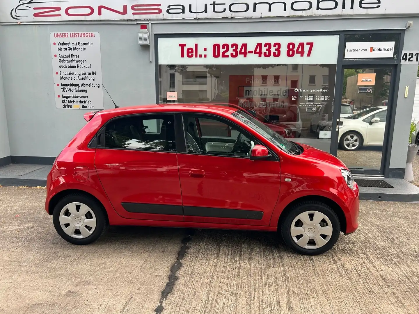Renault Twingo +NaviZB+BT+Allwetter+Klima+Tempomat+ Rouge - 1