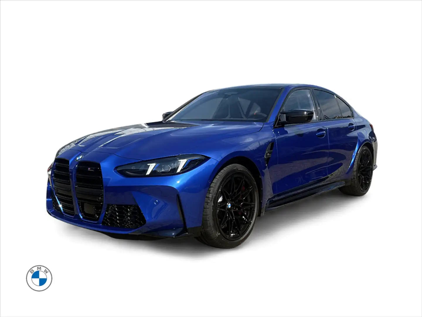 BMW M3 Competition M xDrive Innovationsp. Klimaaut. Bleu - 2