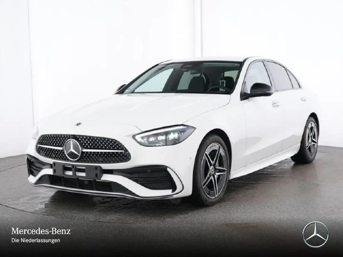 Mercedes-Benz C 300 AMG+NIGHT+360+TOTW+KEYLESS+9G Weiß - 2