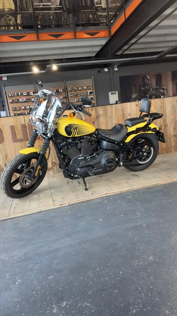 Harley-Davidson Street Bob 117 SOFTAIL Geel - 2