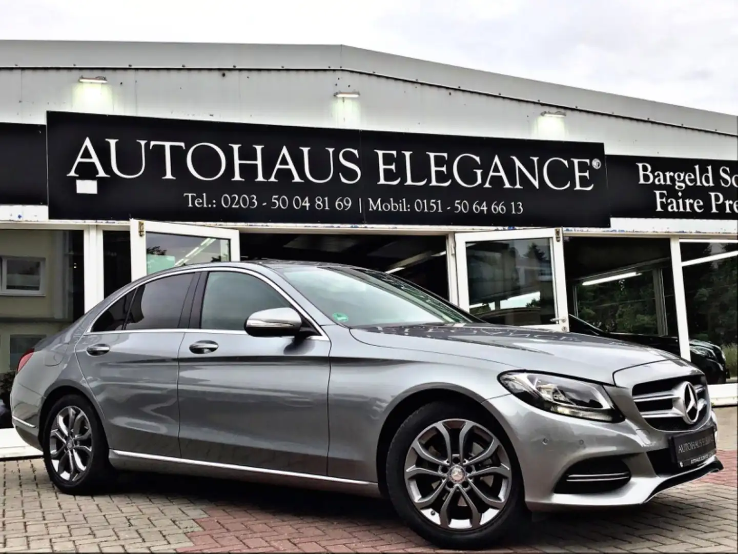 Mercedes-Benz C 180 C180 CGI Avantgarde Lim.~Aut.~Teilleder~PDC Argent - 2