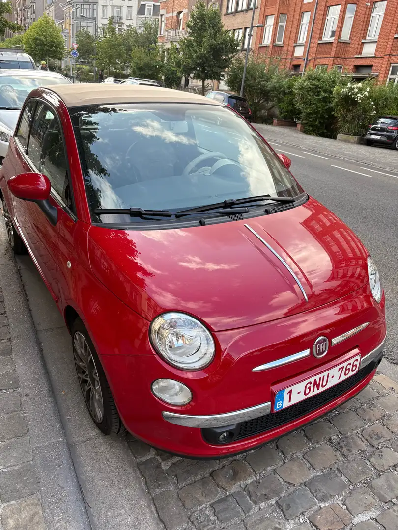 Fiat 500C Lounge Rouge - 1