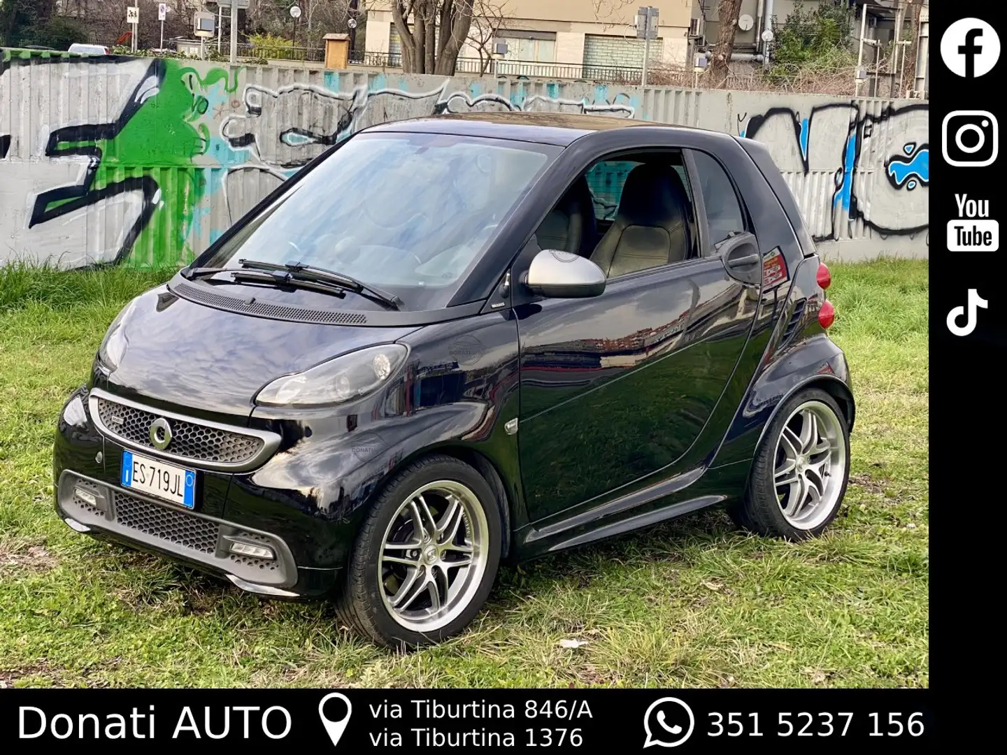 smart brabus 1.0 102cv Black - EURO 5B - Brabus Schwarz - 1