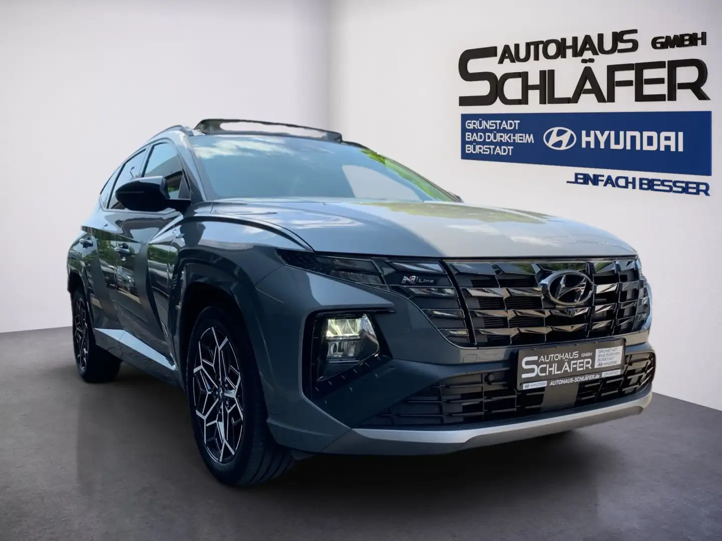 Hyundai TUCSON TUCSON 1.6 T-GDI N Line Hybrid 4WD PanDach 360 Gris - 2