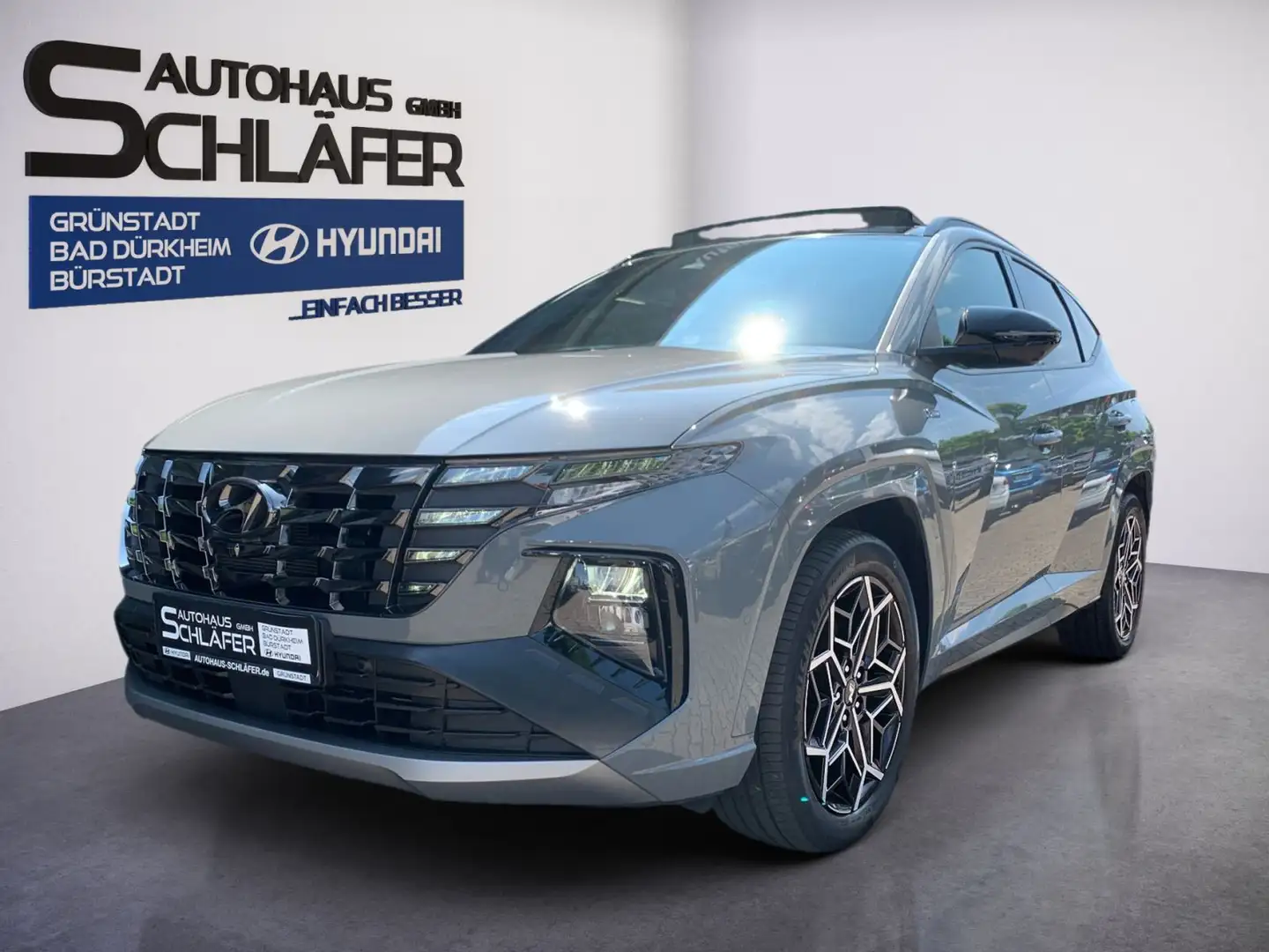 Hyundai TUCSON TUCSON 1.6 T-GDI N Line Hybrid 4WD PanDach 360 Gris - 1