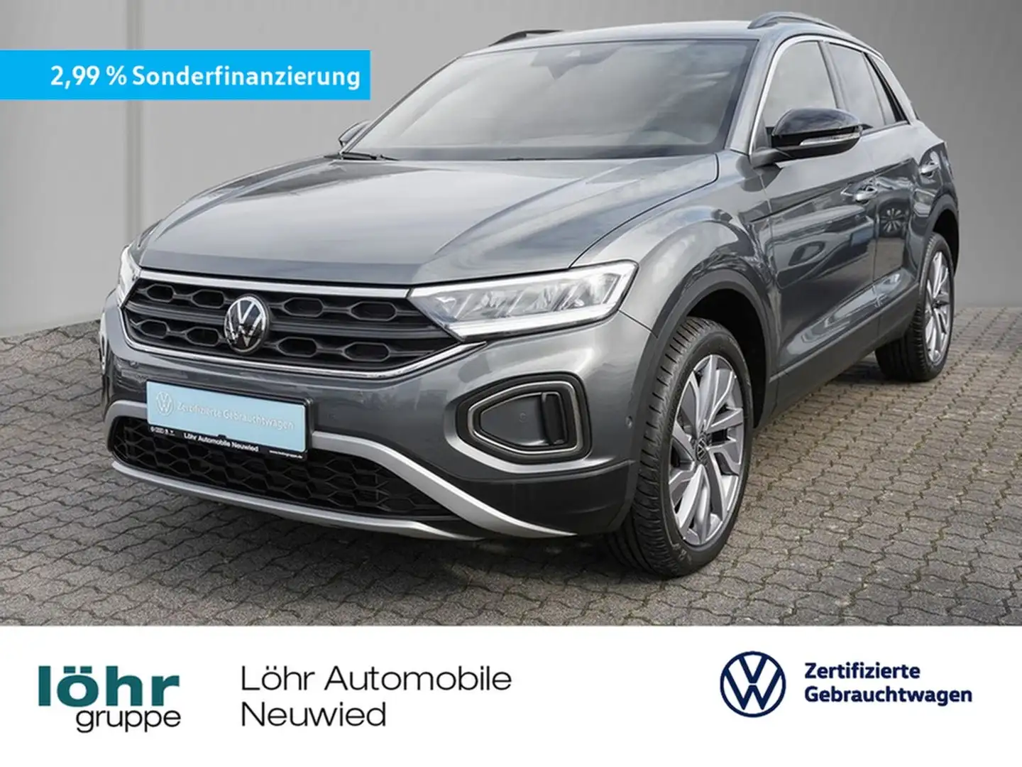 Volkswagen T-Roc 2.0 TDI GOAL / Navi/ LED/ ACC/ RFK Grau - 1