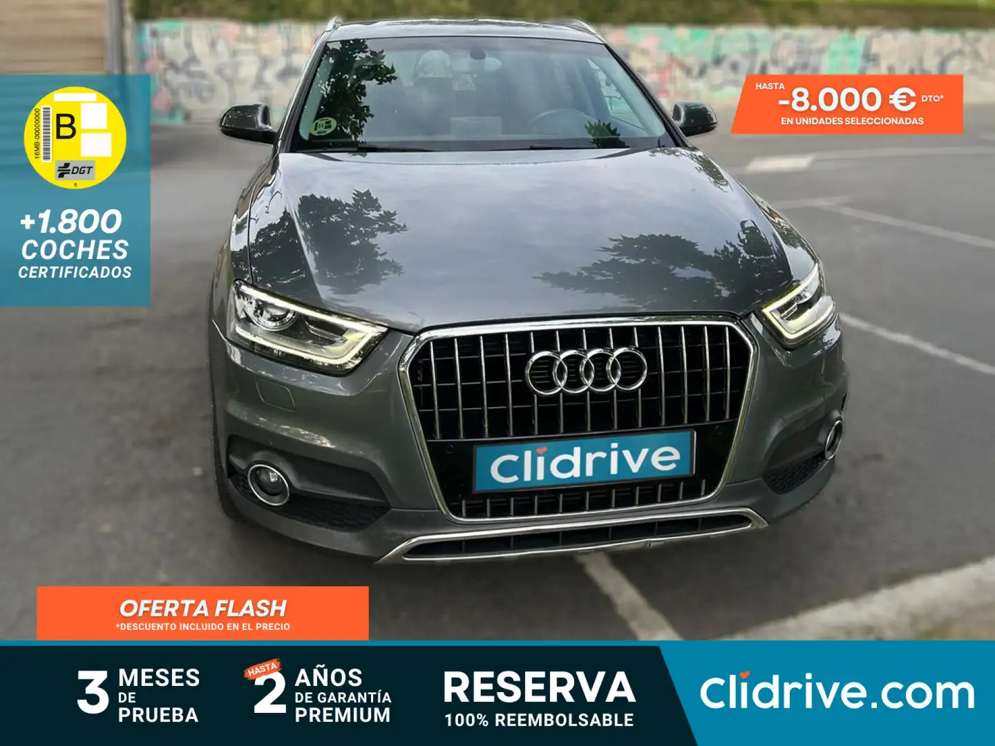 Audi Q3 2.0TDI Offroad edition Gris - 1