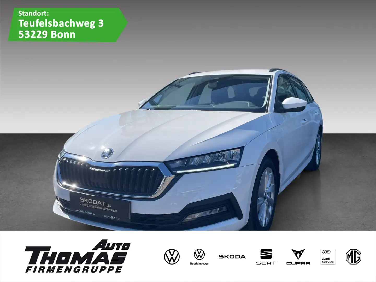 Skoda Octavia Ambition 1.0 TSI mHEV DSG LED SMARTLINK Weiß - 1