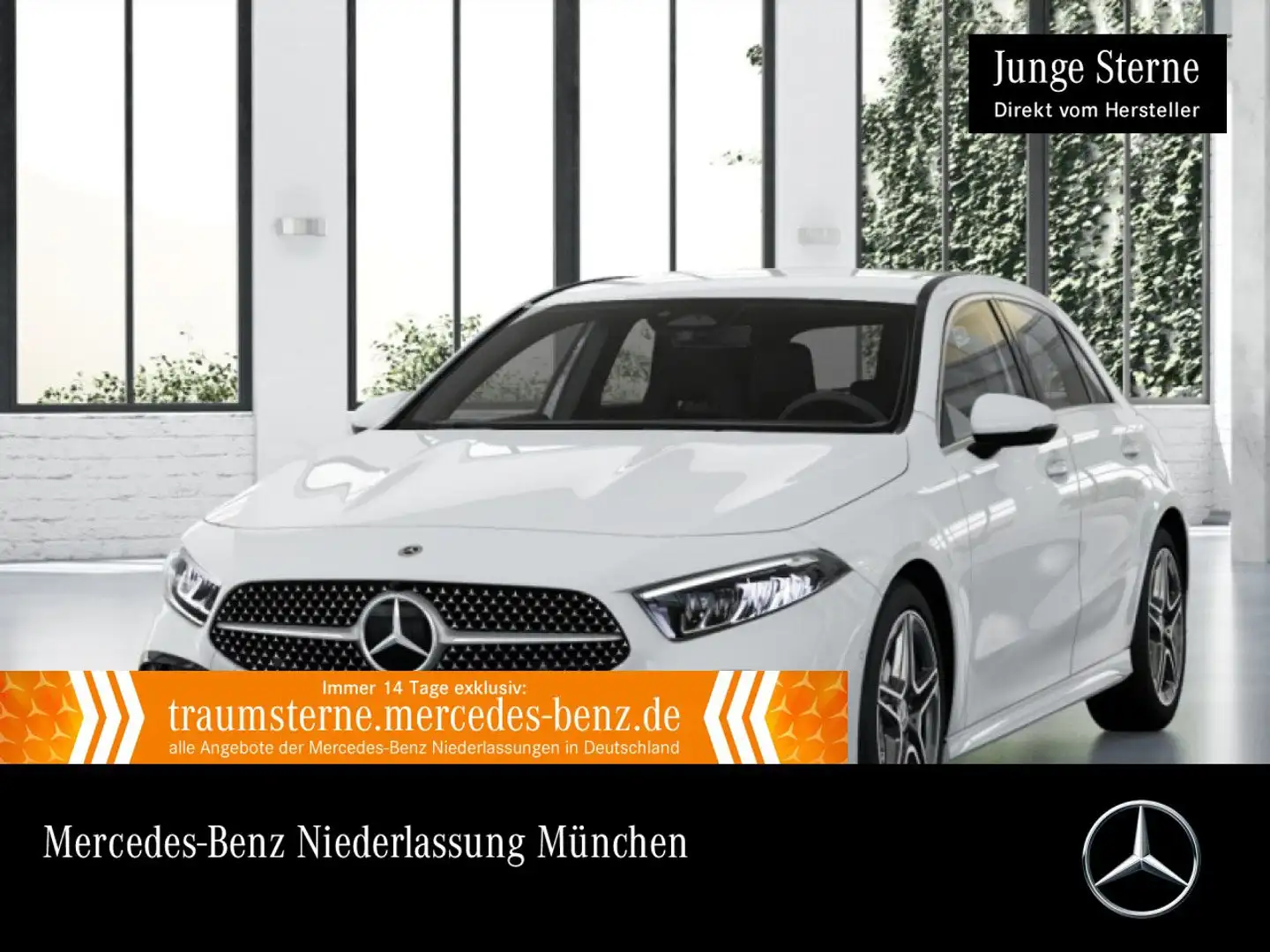 Mercedes-Benz A 200 AMG+LED+KAMERA+KEYLESS+7G Weiß - 1
