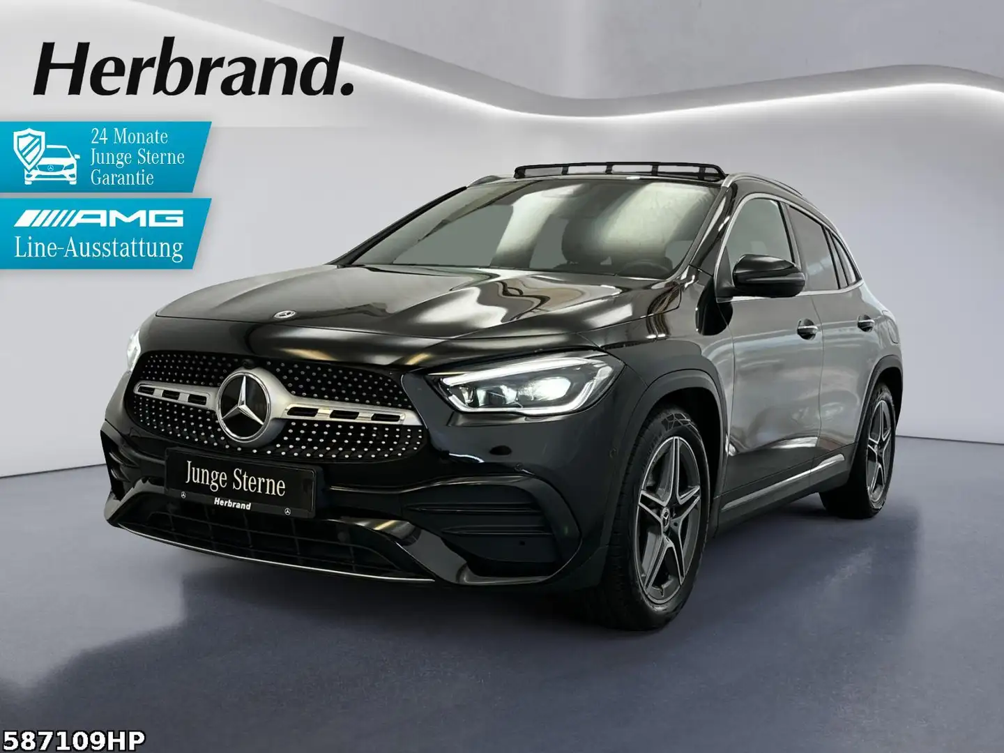 Mercedes-Benz GLA 200 d AMG  Panorama Multibeam Memory AHK SHZ Negro - 1