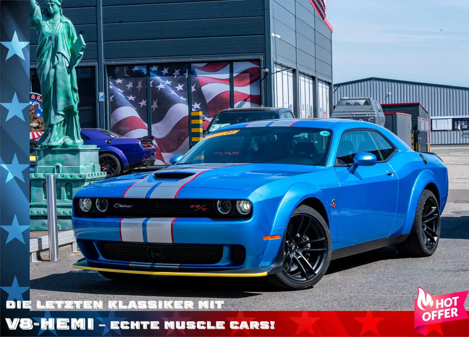 Dodge Challenger Scatpack WB 6,4l Last Call MY24,ACC Albastru - 1