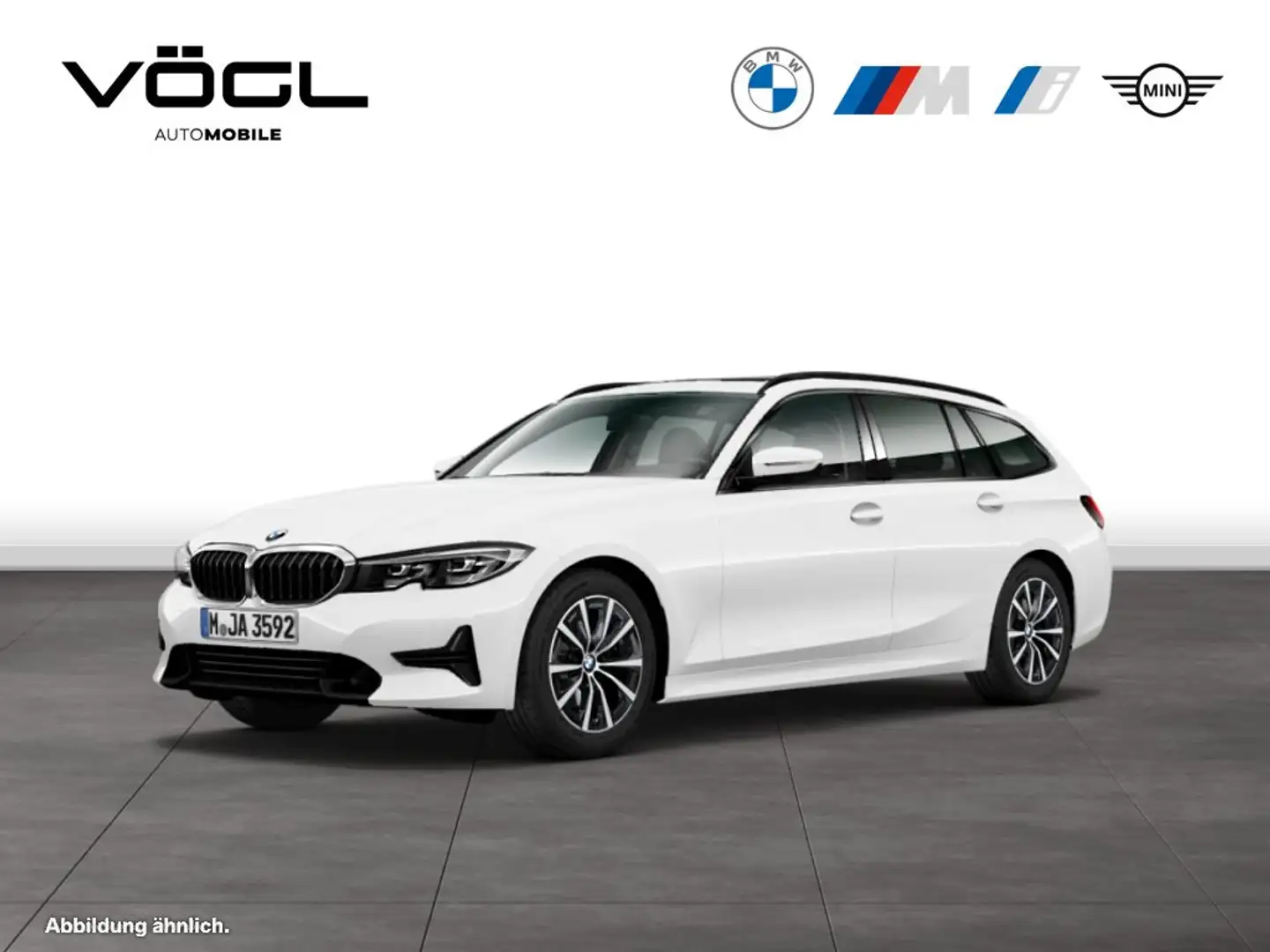 BMW 320 d Touring Sport Line Panoramadach AHK Bianco - 1