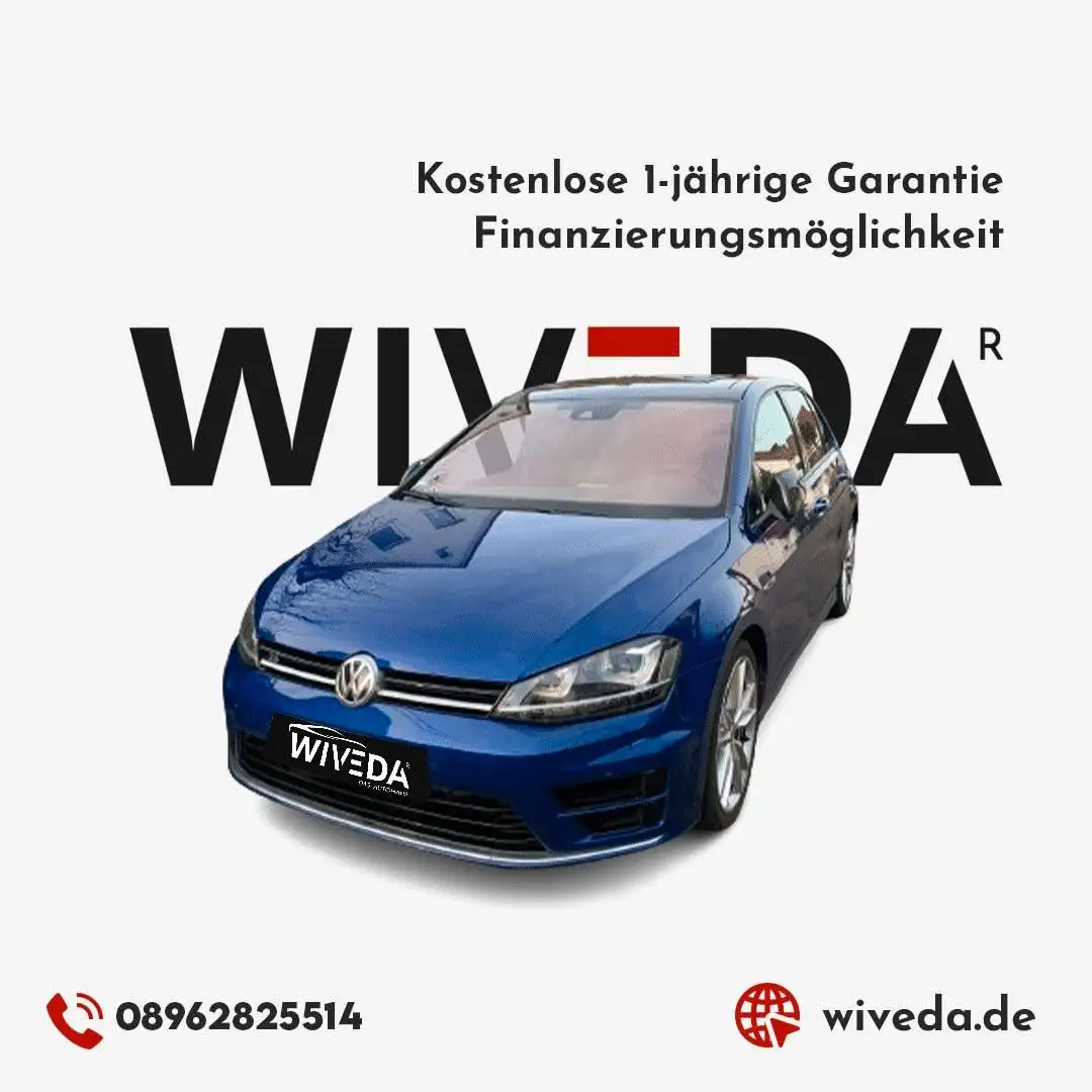 Volkswagen Golf VII Lim. R BMT 4Motion KAMERA~NAVI~EL.GSD~ Blauw - 1