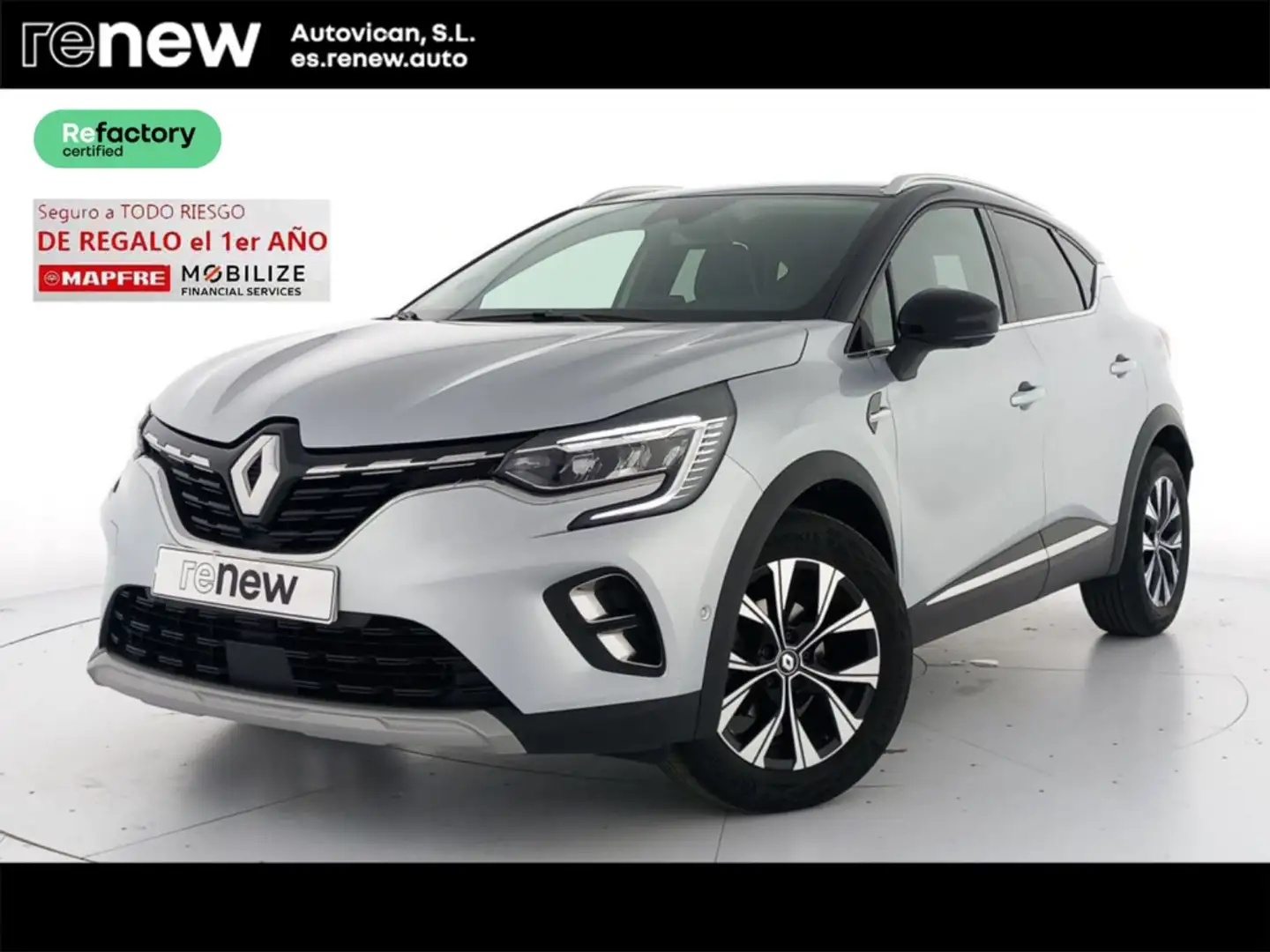 Renault Captur 1.3 TCE 103KW TECHNO EDC 5P Gris - 1
