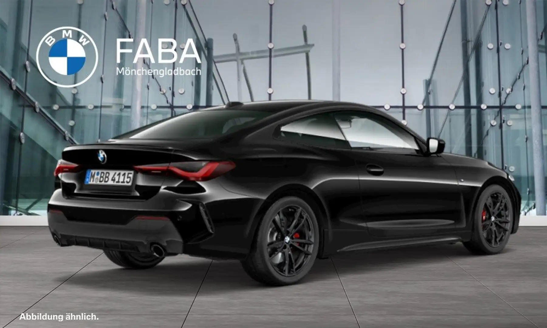 BMW 420 d Coupé M Sport Pro HK HiFi DAB WLAN Komfortzg. Schwarz - 2