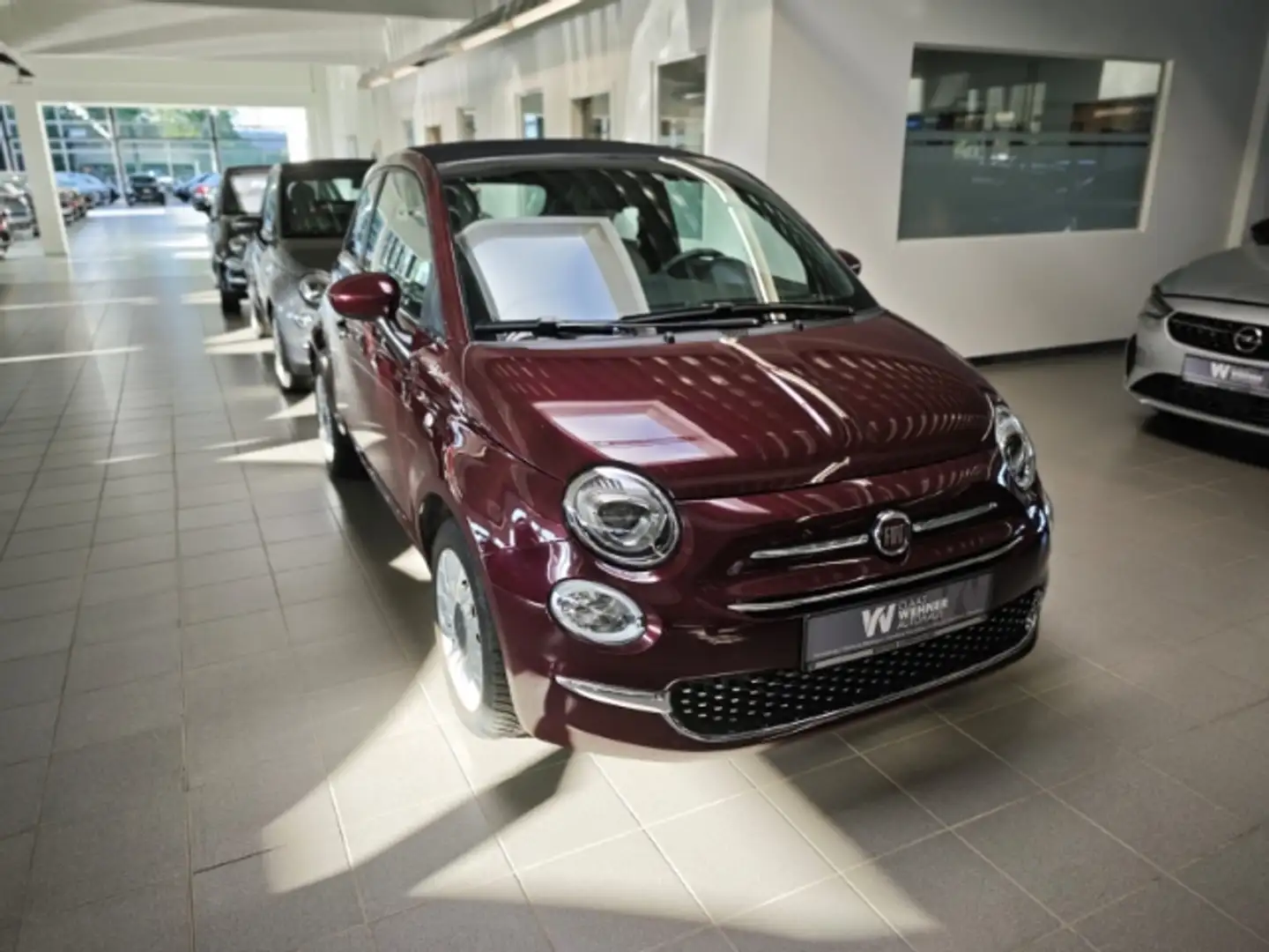 Fiat 500C Fiat MY21 Dolcevita 1.0 Hybrid Faltdach Apple CarP Rot - 2