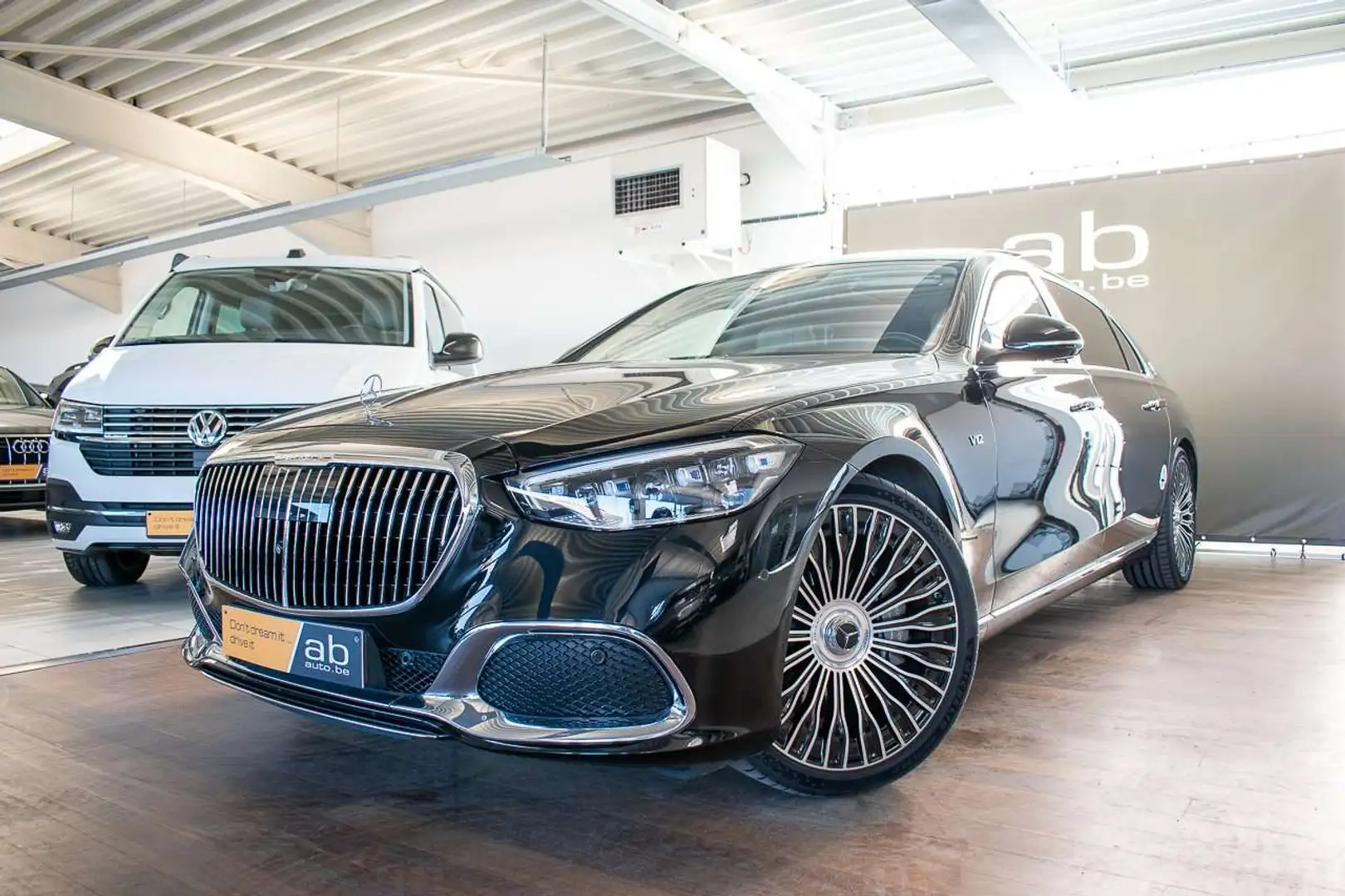 Maybach S680 MAYBACH V12 4-M, FULL OPTION, 4-ZIT, KOELKAST Чорний - 1