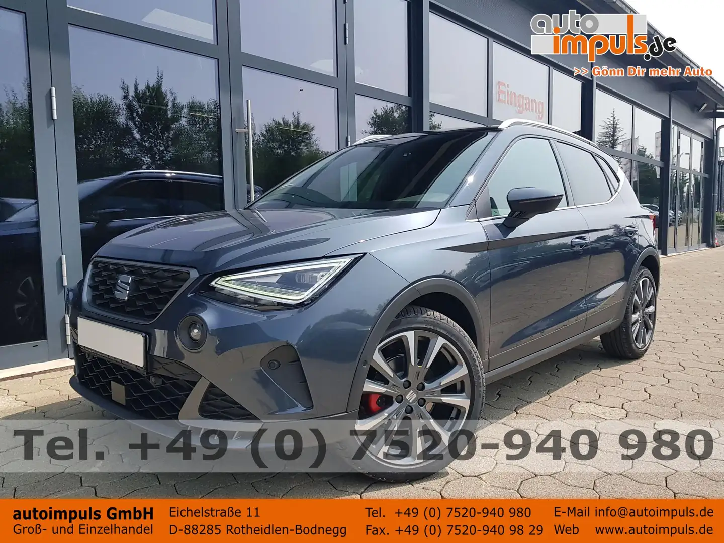 SEAT Arona FR Edition 1,0TSI DSG 85KW/116PS Navi, Kamera, ... Grijs - 1