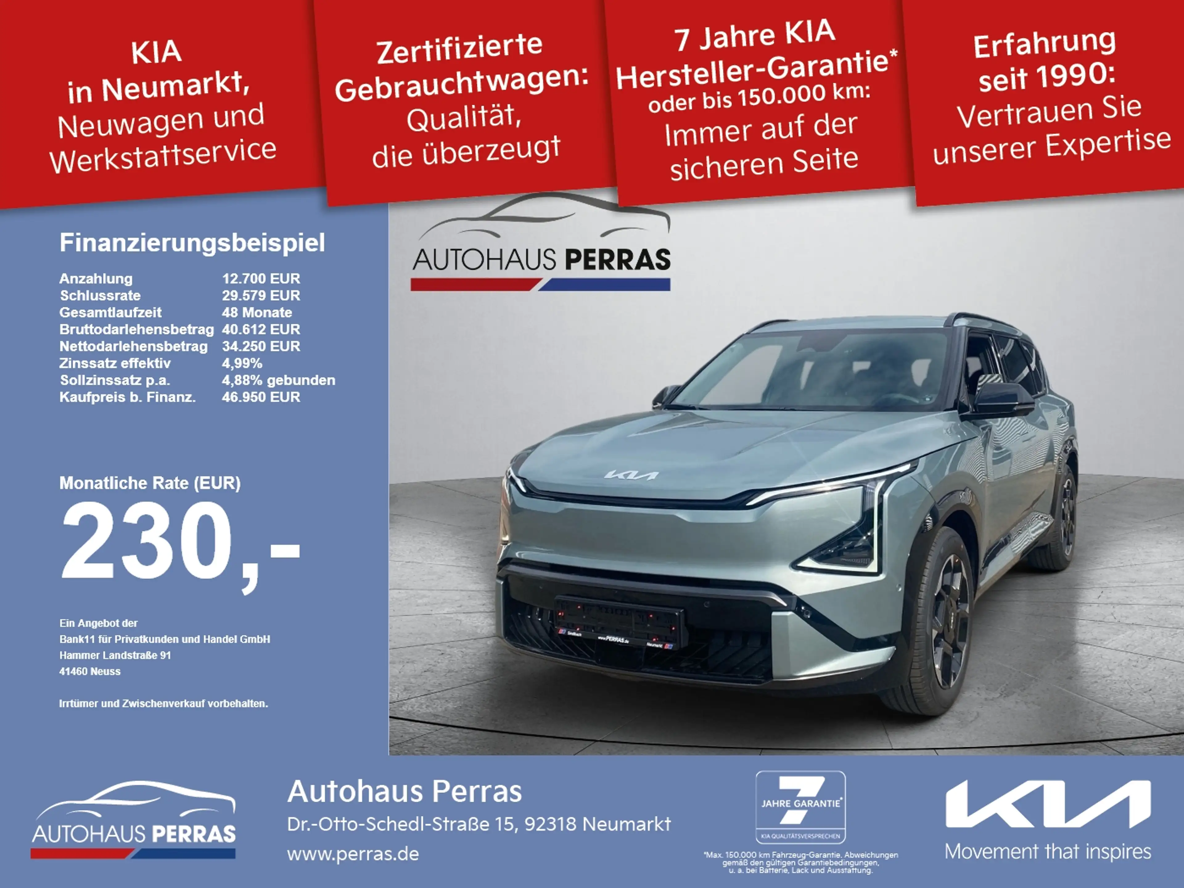 Kia EV5 2WD GTL DRIVE Bel.Sitz+LM+PDC+SoundSys+SpurW