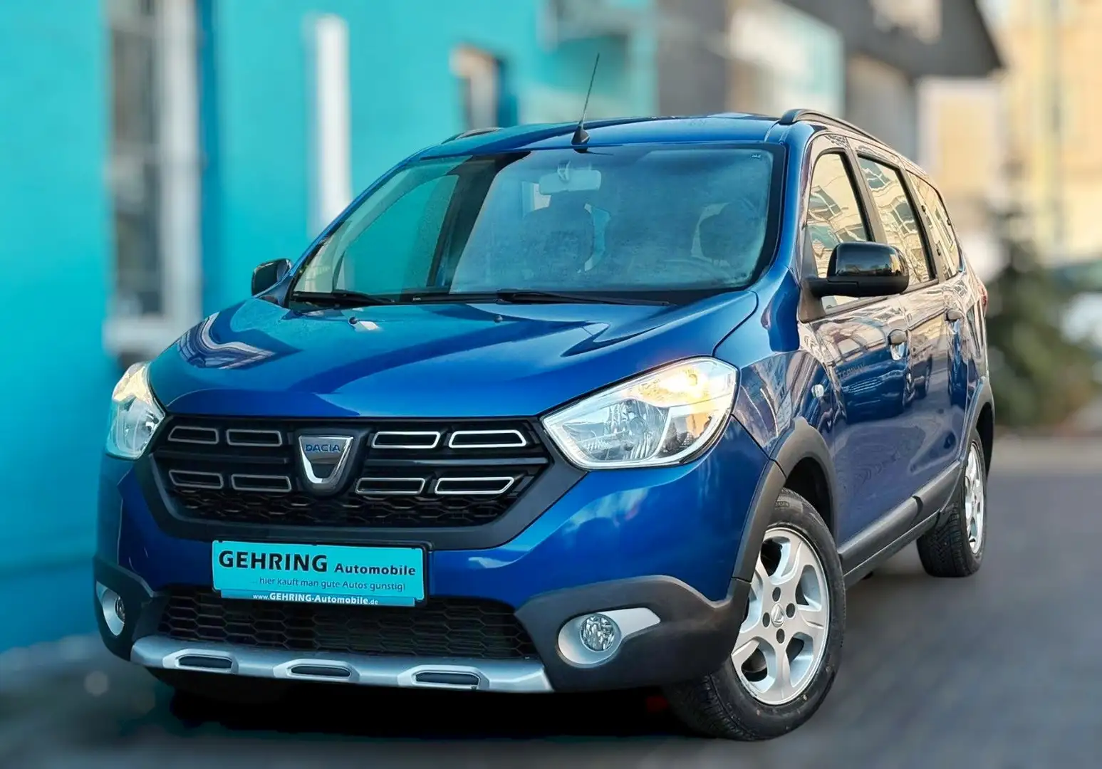 Dacia Lodgy Stepway+ 115 DCi 7 Sitze Klima AHK Sitzhzg Blau - 1