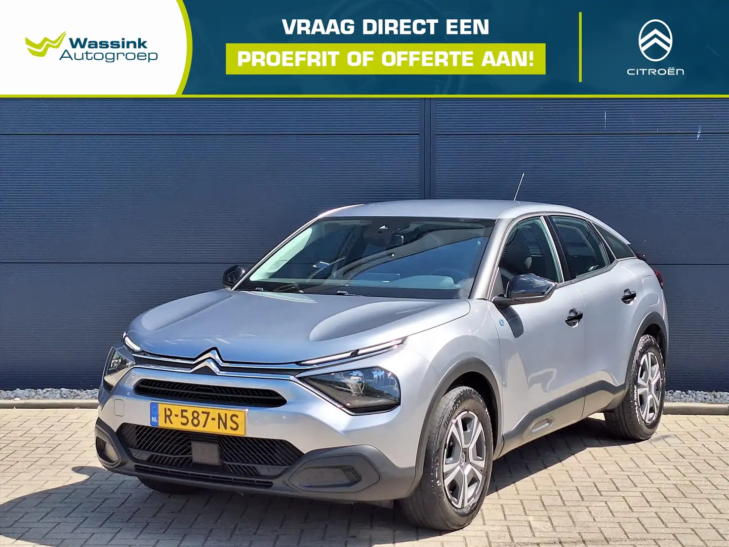 Citroen E-C4 Electric EV 50kWh 136pk Live 3 Fase | Cruise Control | Clim Grijs - 1