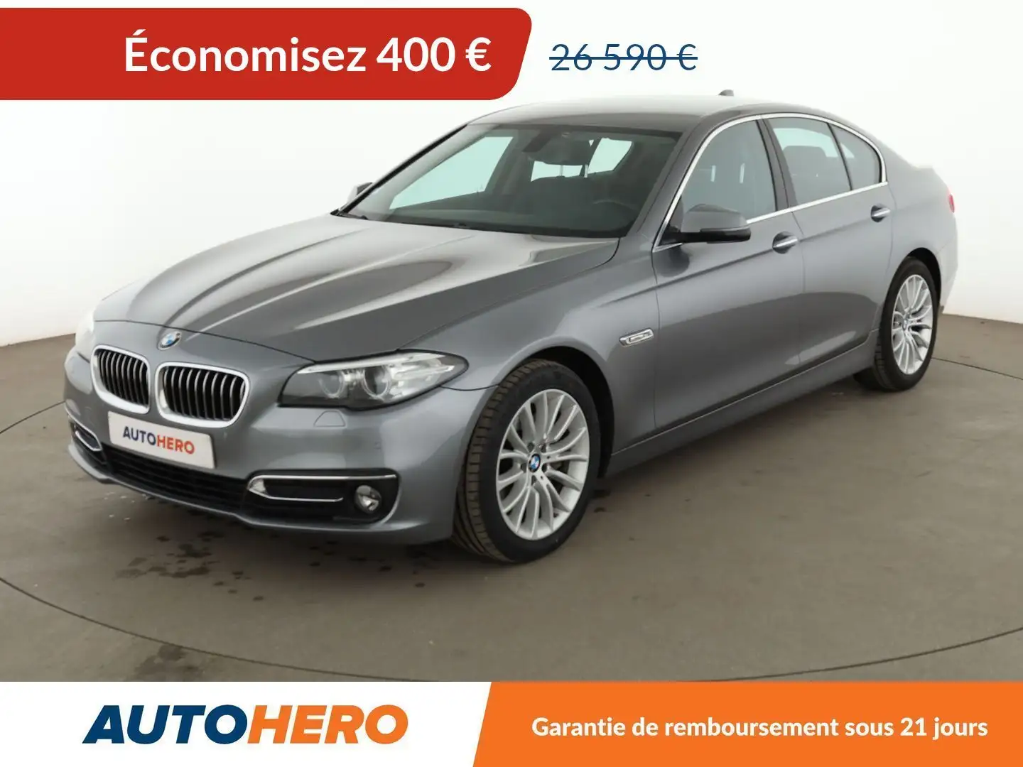 BMW 530 530d Luxury BVA8 Gris - 1