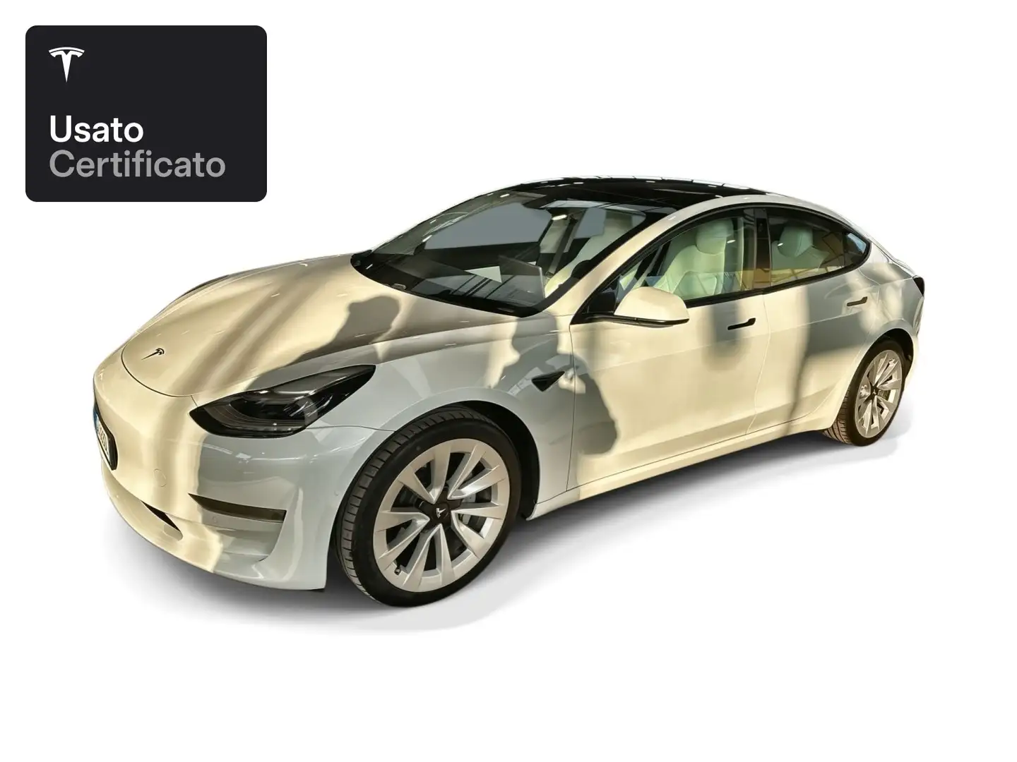 Tesla Model 3 Long Range AWD Bianco - 1
