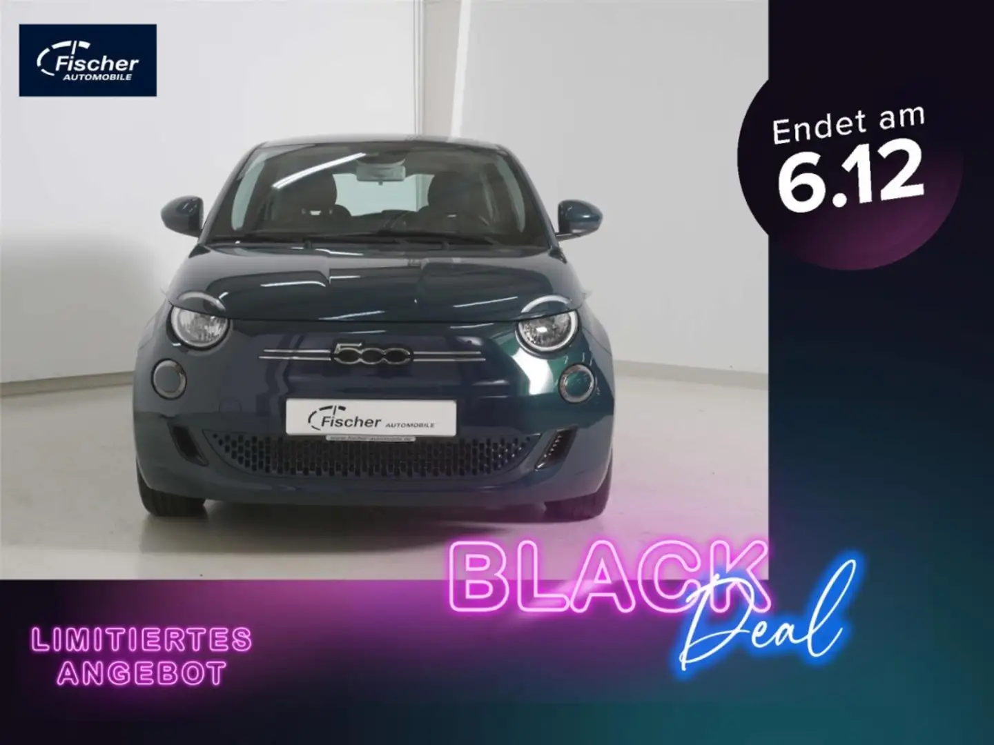 Fiat 500e Elektro Action 23,8 Kwh Grün - 1