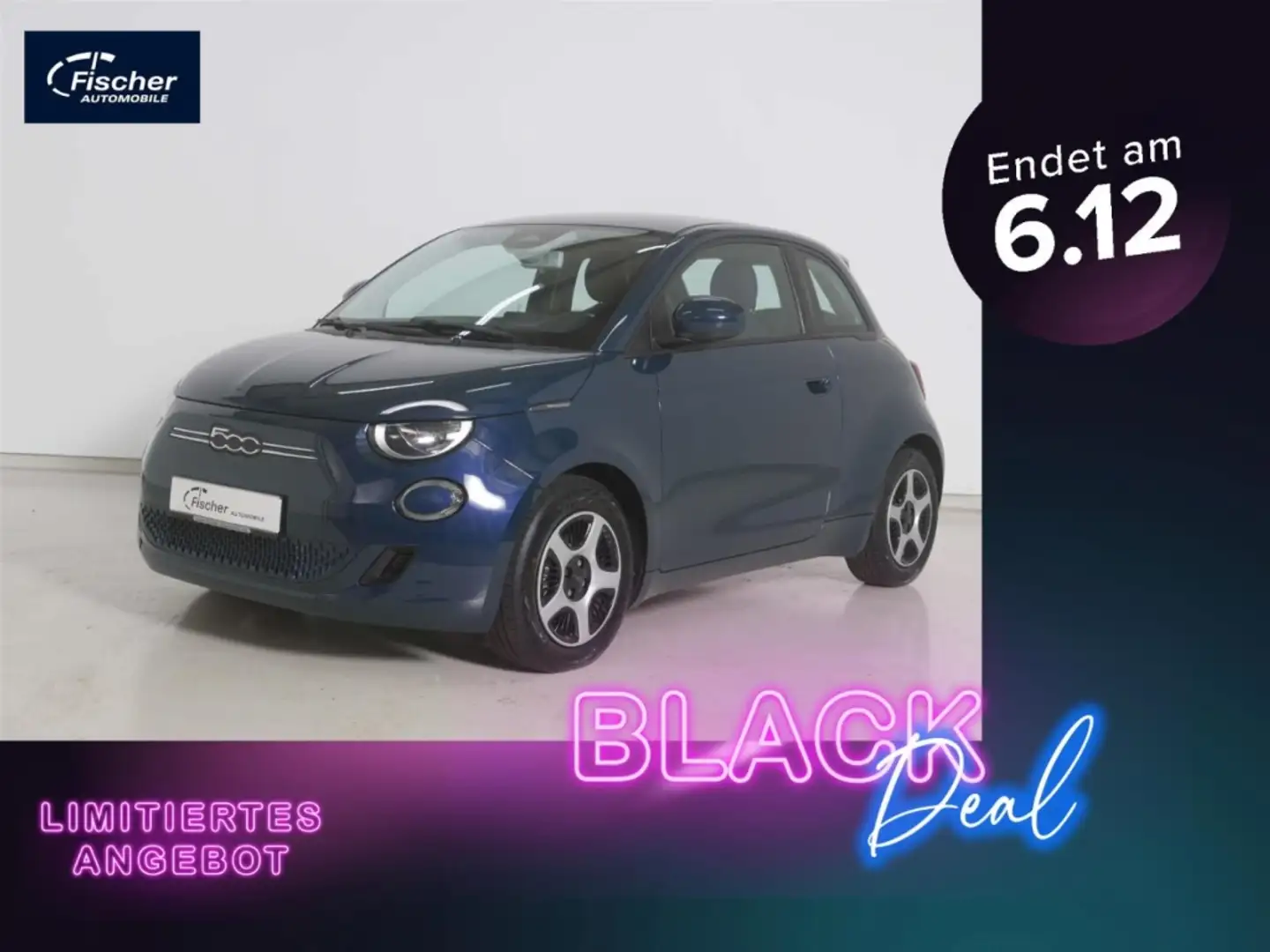 Fiat 500e Elektro Action 23,8 Kwh Vert - 1