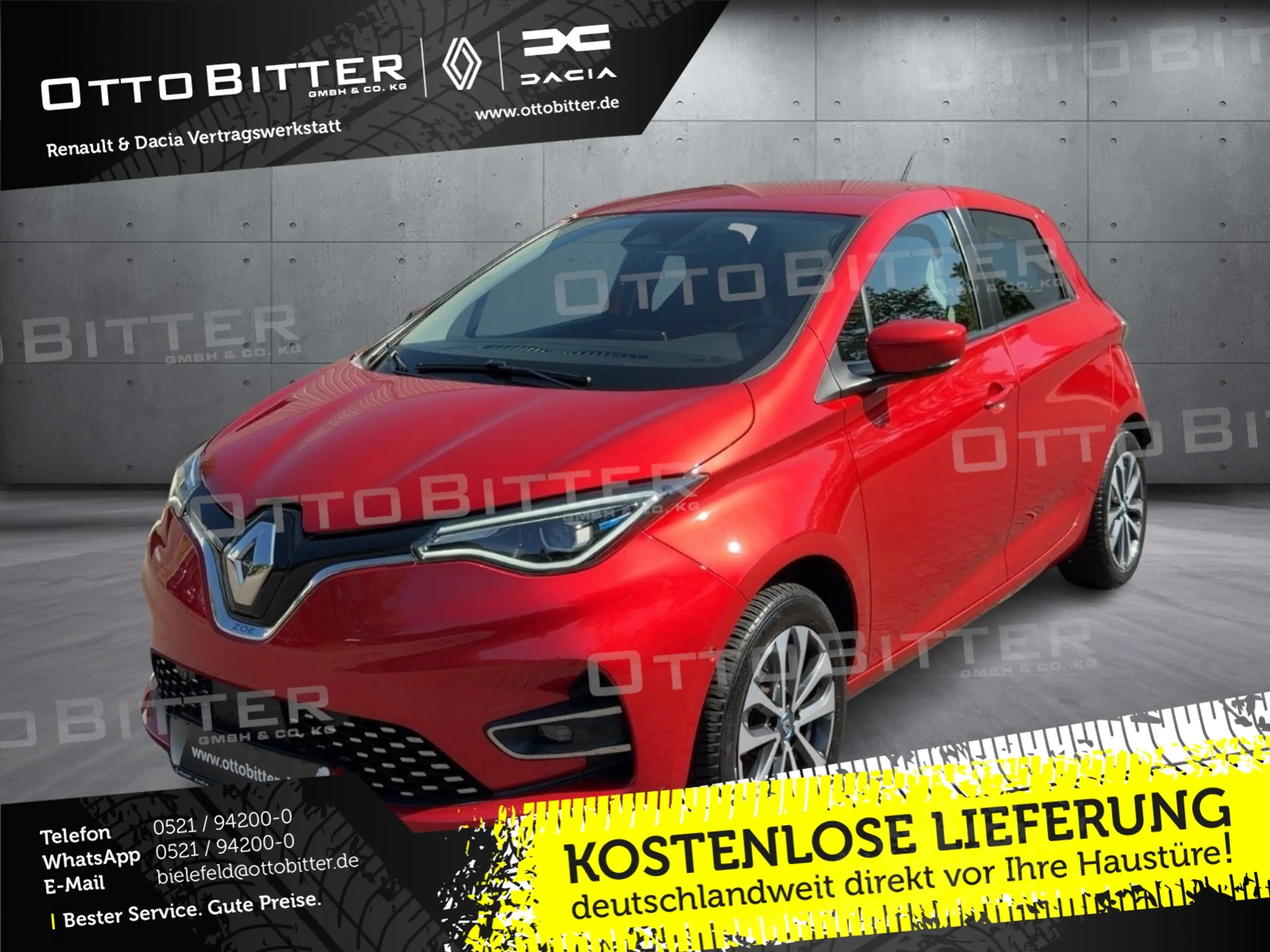 Renault ZOE Intens R135 Batteriemiete Z.E.50 (52kWh)