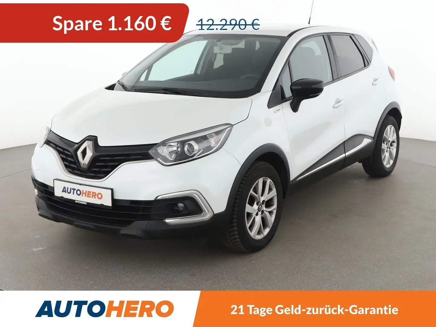 Renault Captur 0.9 Energy Limited*NAVI*TEMPO*PDC*SHZ* Weiß - 1