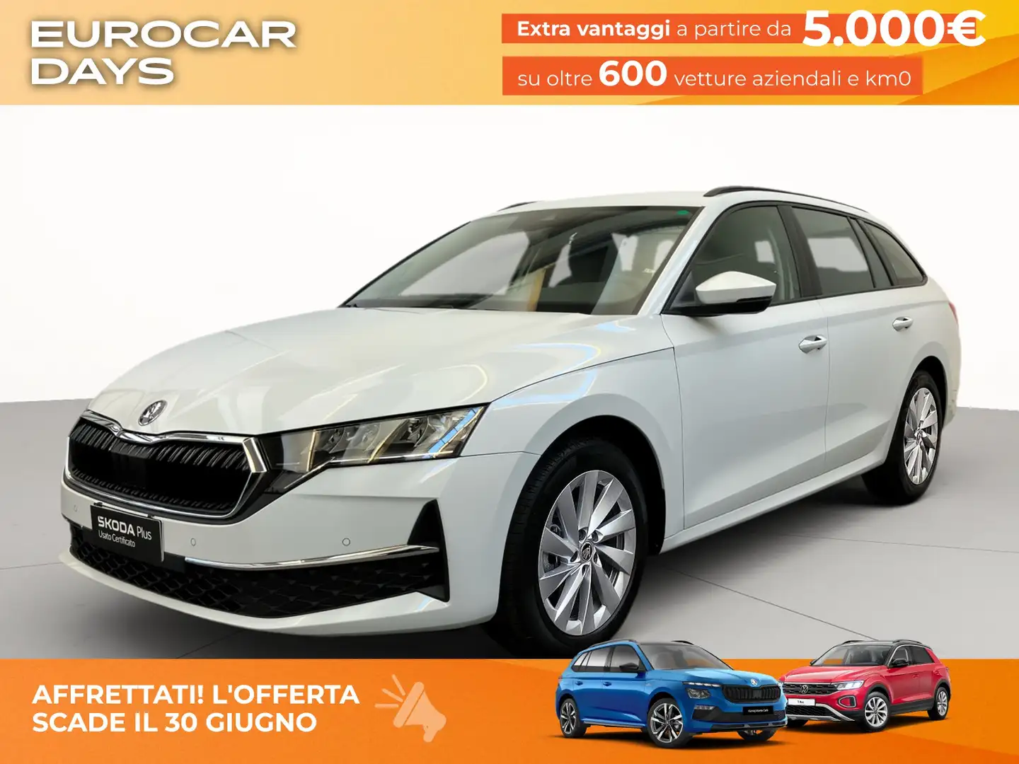 Skoda Octavia wagon 2.0 tdi selection 150cv dsg Bianco - 1