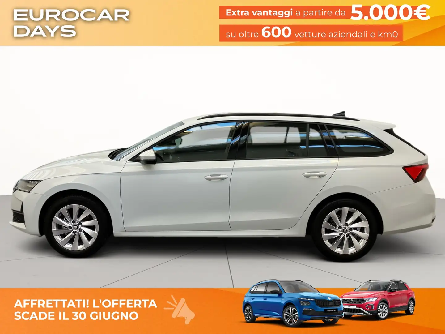 Skoda Octavia wagon 2.0 tdi selection 150cv dsg Bianco - 2