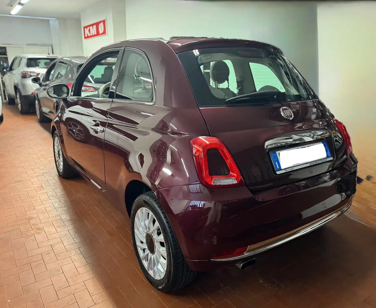 Fiat 500 1.3 mjt Lounge 95cv my18/unico propr/cruise contr Rouge - 2