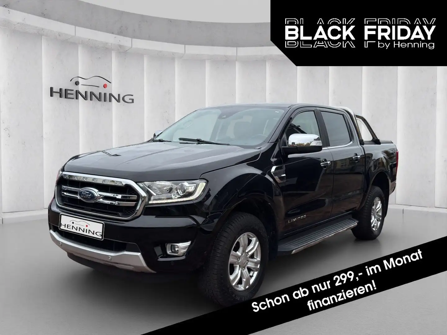 Ford Ranger 3.2 TDCi Limited 4x4 Doppelka. Kamera Schwarz - 1