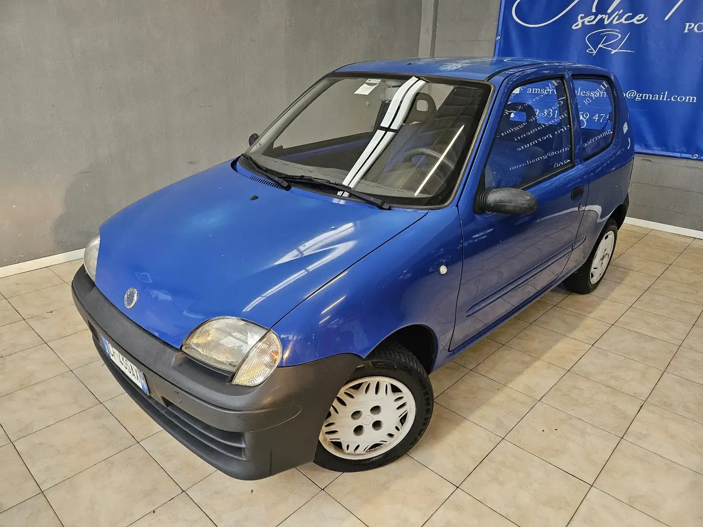 Fiat Seicento Seicento 1.1 Benz Bleu - 2