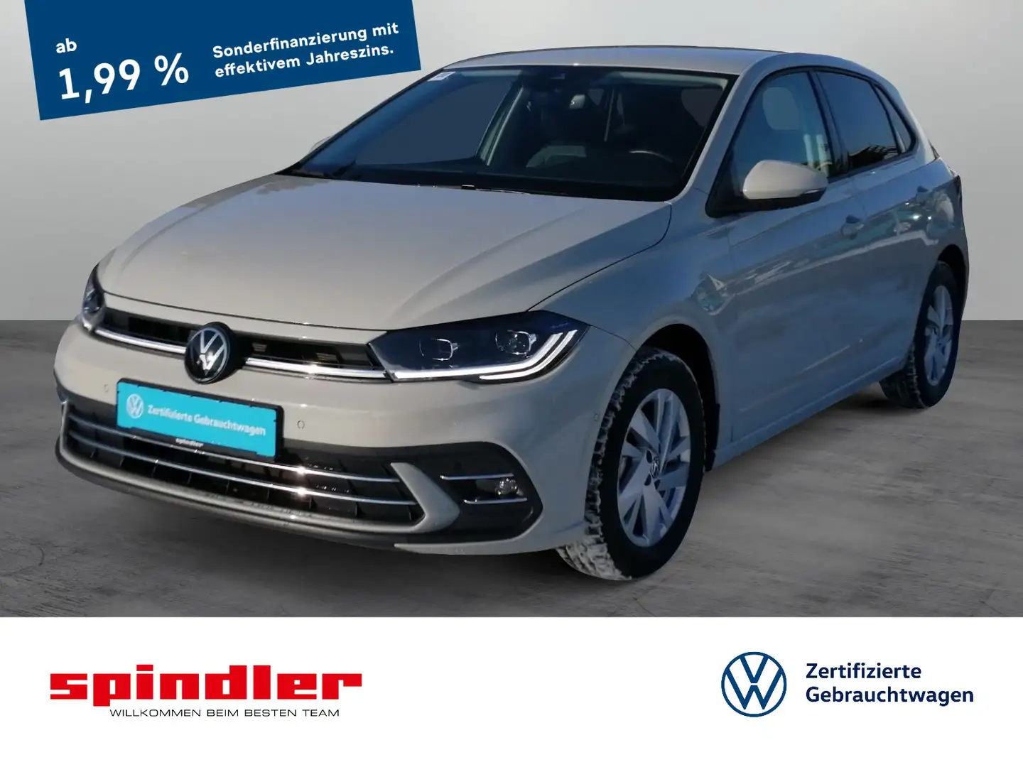 Volkswagen Polo Style 1.0 TSI / IQ.DRIVE, Matrix, RFK, SHZ Grau - 1