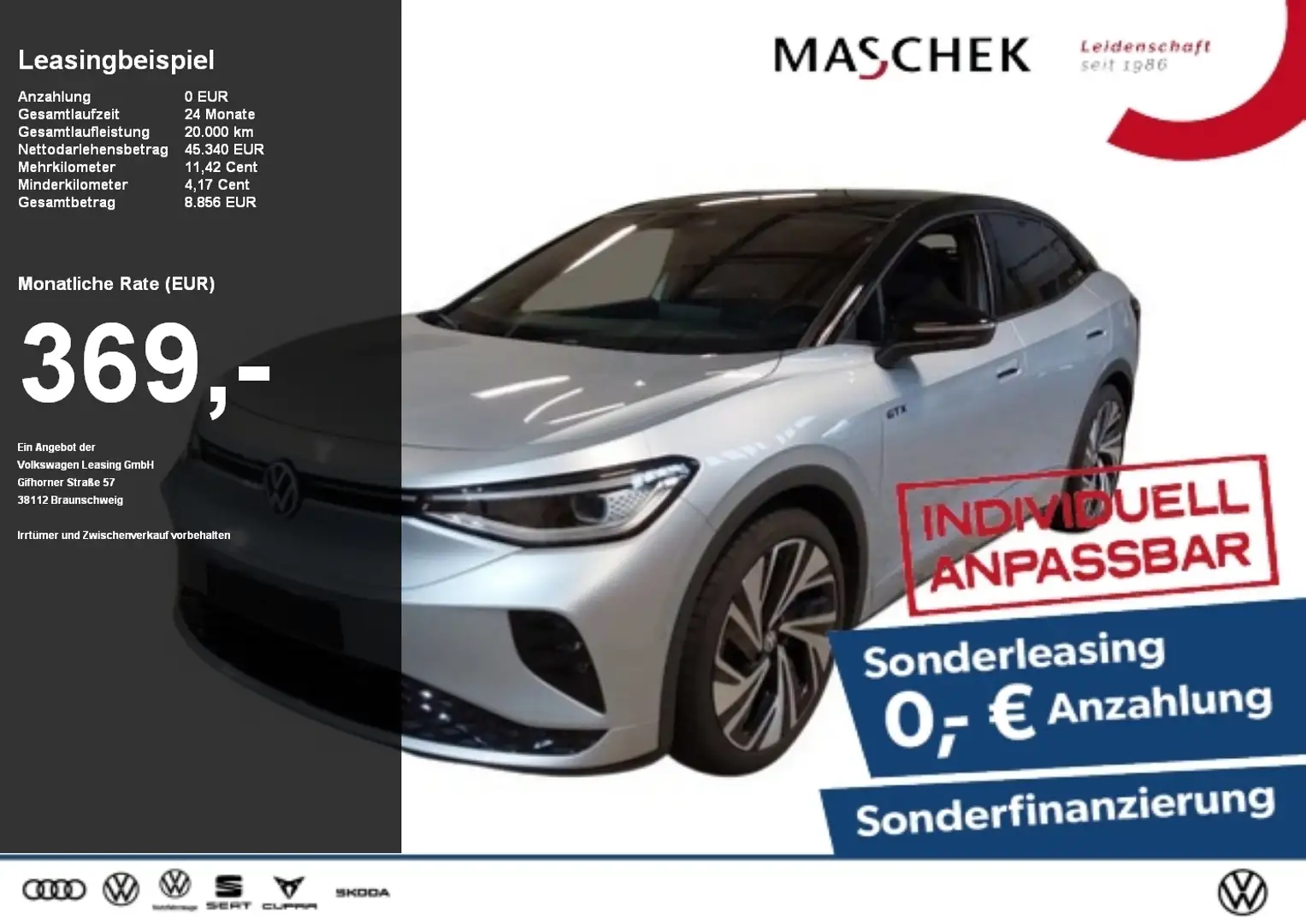 Volkswagen ID.5 GTX NP75T Pano HUD Wärmepumpe DCC Harman Schwarz - 1