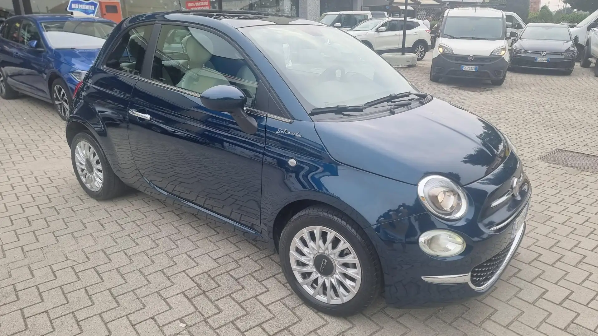 Fiat 500 1.0 hybrid Dolcevita Blu/Azzurro - 1