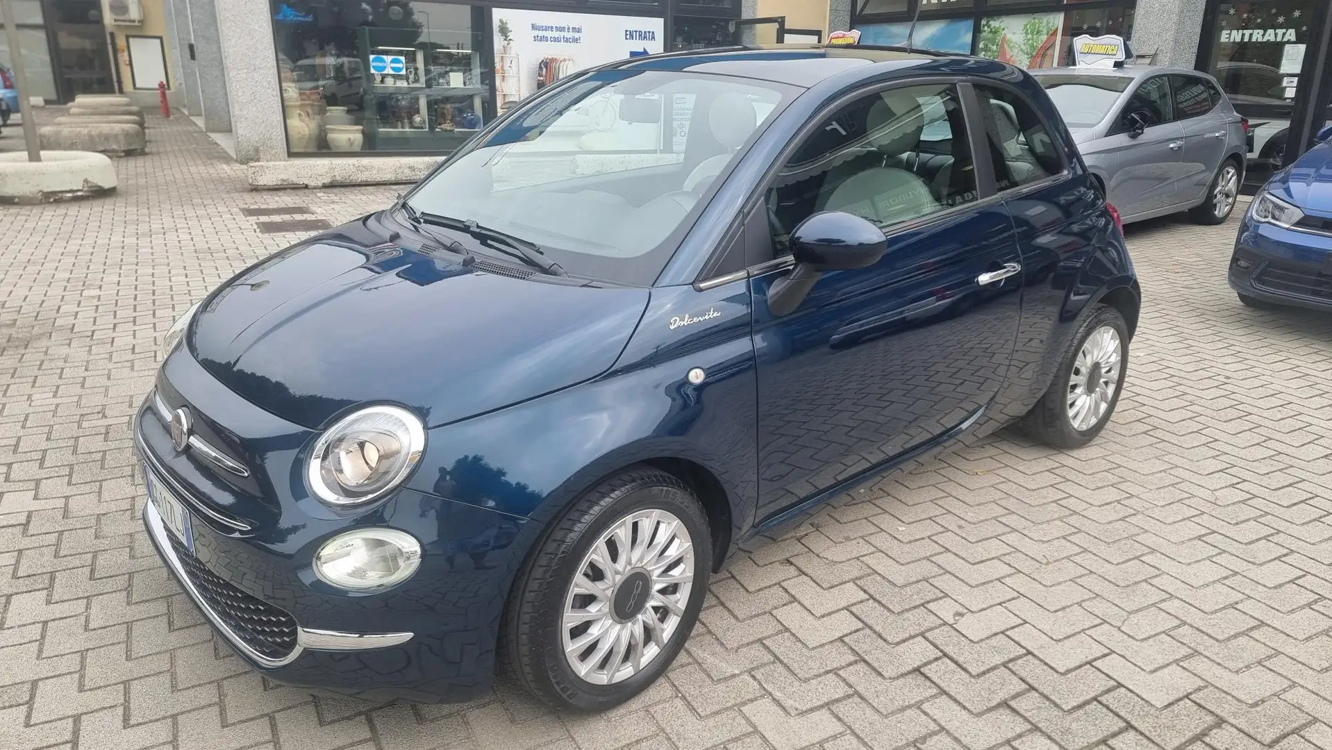 Fiat 500 1.0 hybrid Dolcevita Bleu - 1