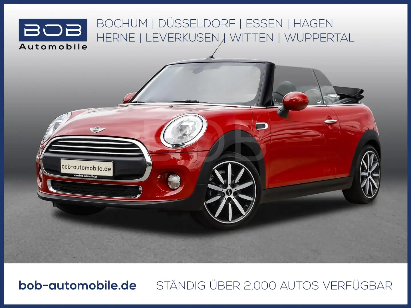 MINI One Cabrio LEDER NAVI SHZ LM BT Rot - 1