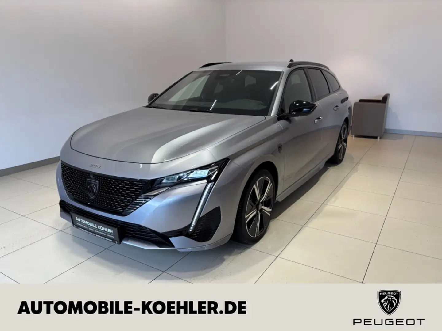 Peugeot 308 SW GT Hybrid 225e-EAT8 AHK NAVI MATRIX FOCAL Silber - 1